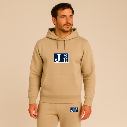 Men's Jackson State Tigers Logo Hoodie Joggers Set