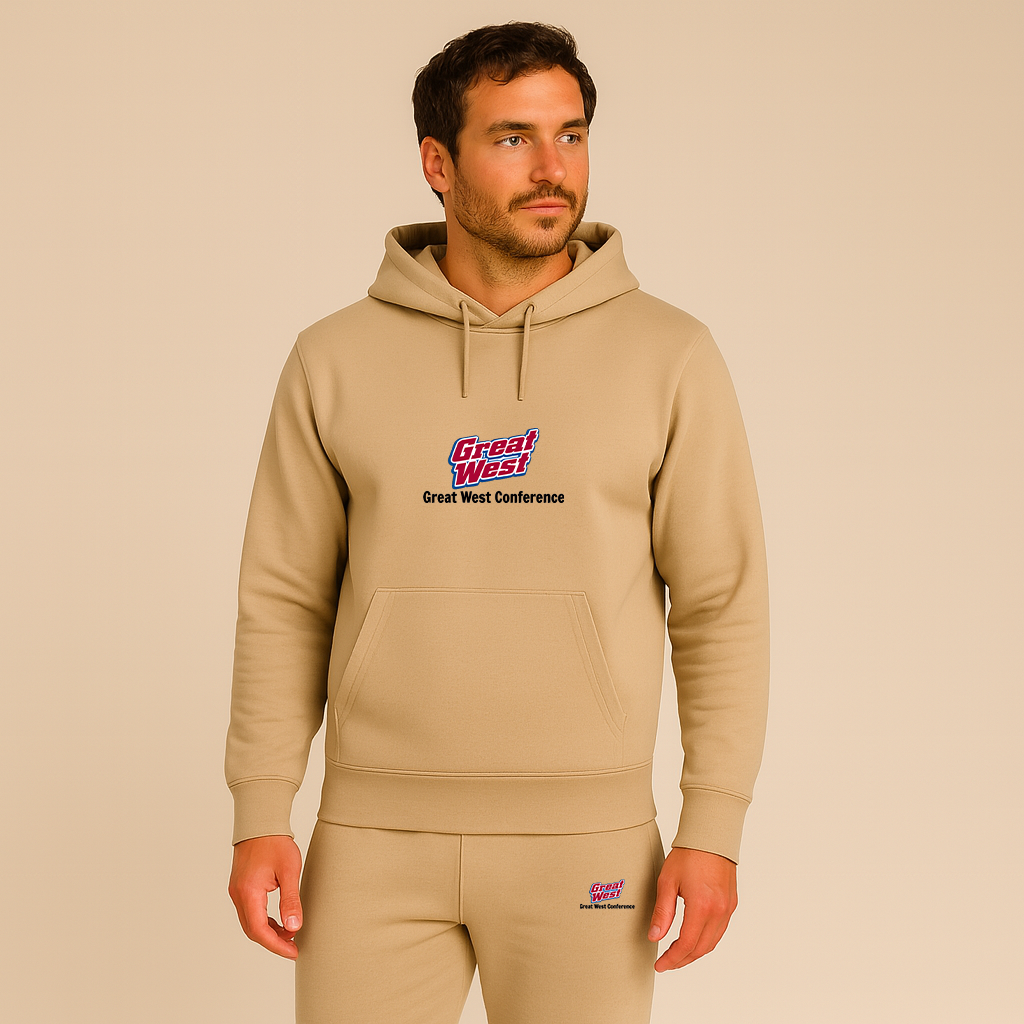 Men's Great West Conference Logo Hoodie Joggers Set
