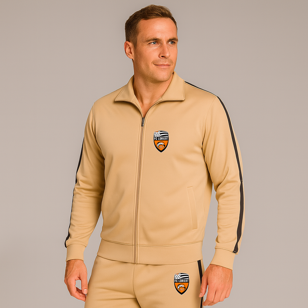 Men's FC Lorient Soccer Logo Dri-Fit TrackSuit