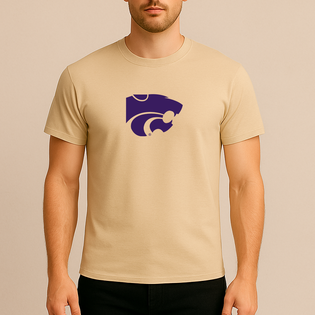 Men's Kansas State Wildcats Logo Cotton T-Shirt