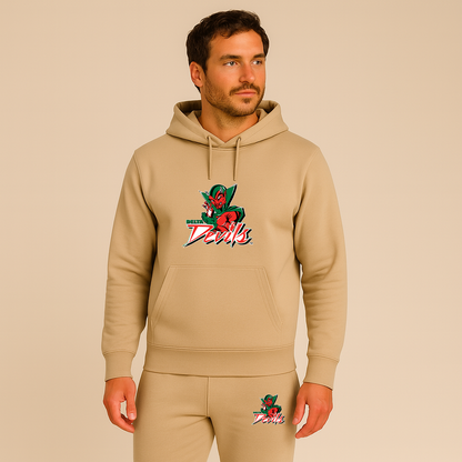 Men's MVSU Delta Devils Logo Hoodie Joggers Set