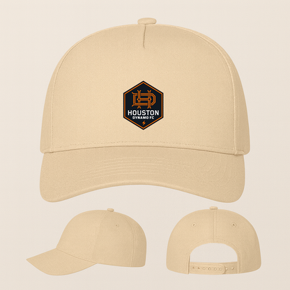 Houston Dynamo FC Soccer Five Panel Twill Snapback Cap