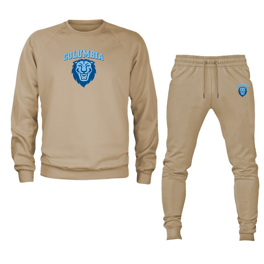 Men's   Columbia Lions Crewneck Sweatshirt Joggers Suit