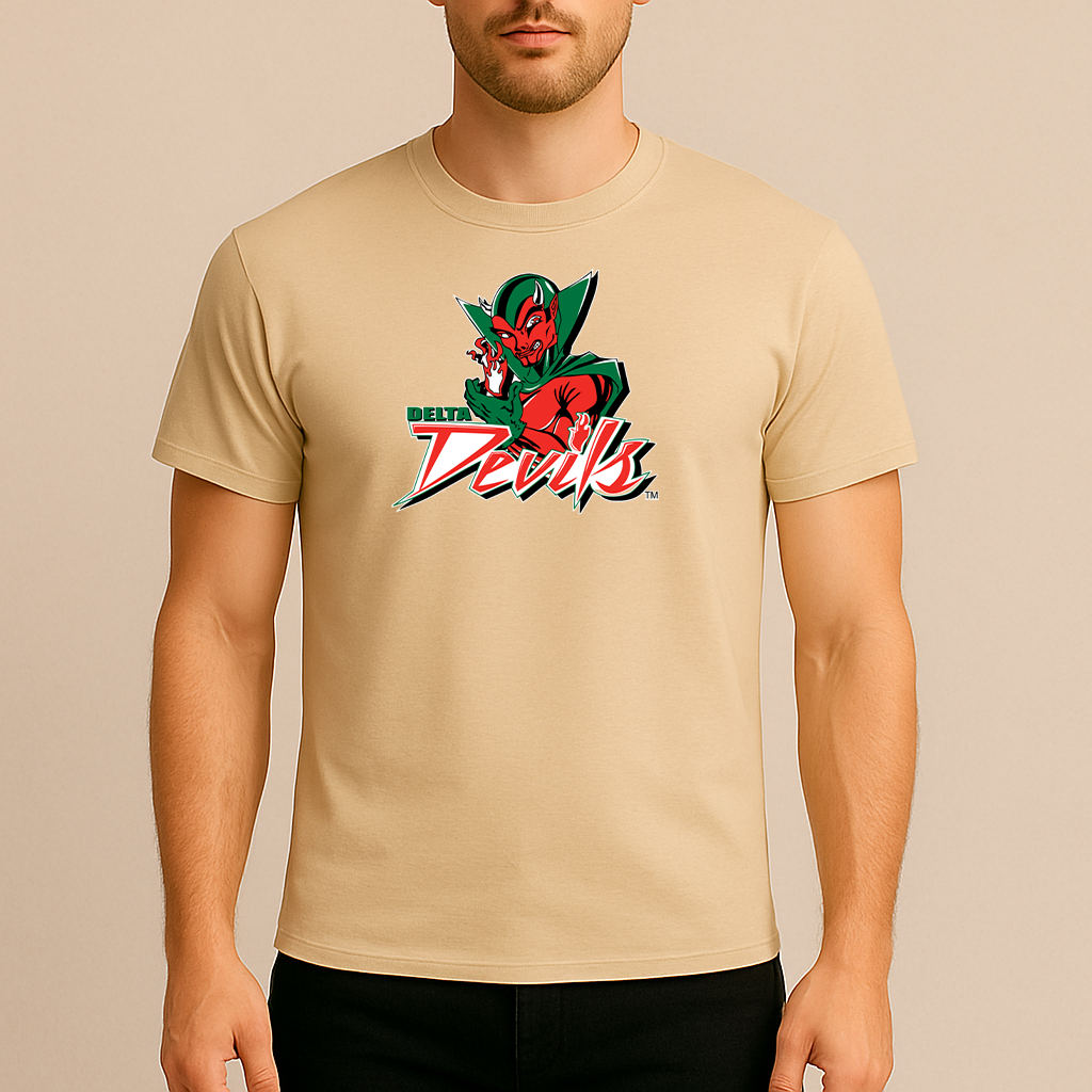Men's MVSU Delta Devils Logo Cotton T-Shirt
