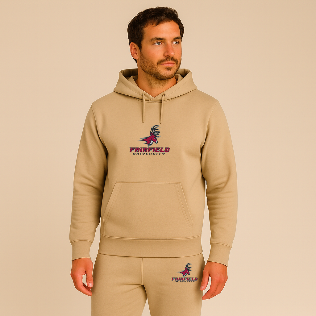 Men's Fairfield Stags Logo Hoodie Joggers Set