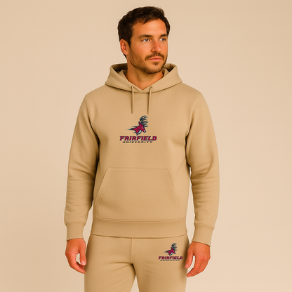 Men's Fairfield Stags Logo Hoodie Joggers Set