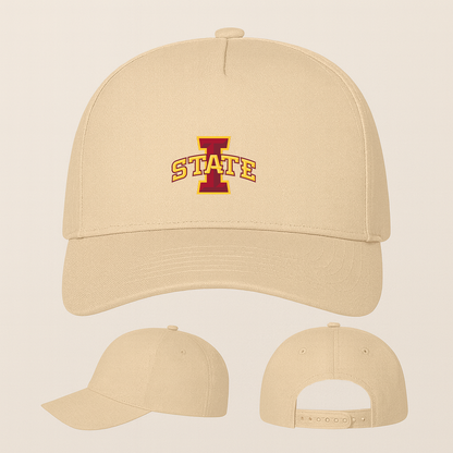 Iowa State Cyclones Logo Five Panel Twill Snapback Cap