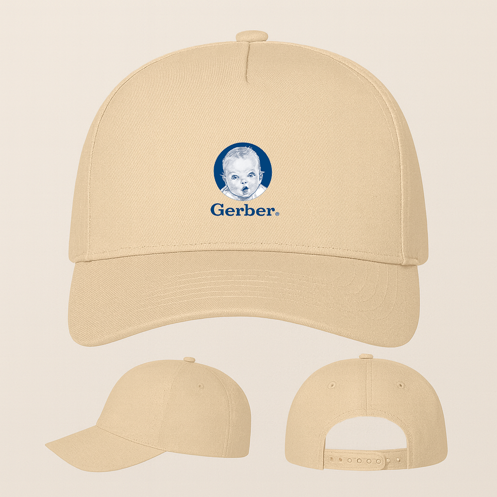 George Gerber Life Insurance Logo Five Panel Twill Snapback Cap