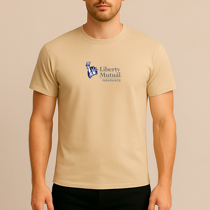 Men's Liberty Mutual Insurance Logo Cotton T-Shirt