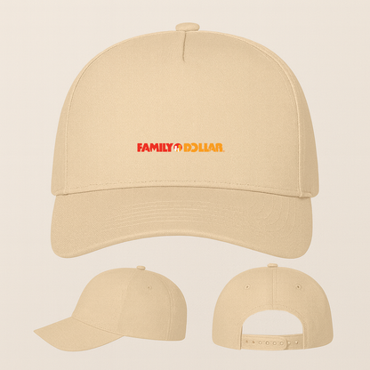 Family Dollar Logo Five Panel Twill Snapback Cap