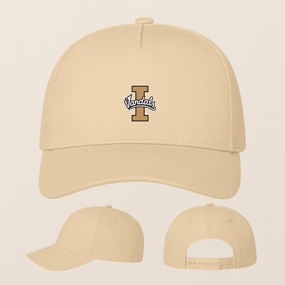 Idaho Vandals Logo Five Panel Twill Snapback Cap