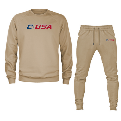 Men's   Conference USAl Crewneck Sweatshirt Joggers Suit