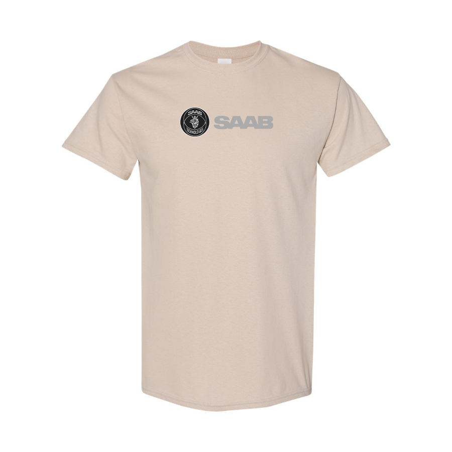 Men's Saab Logo Cotton T-Shirt