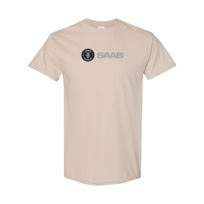 Men's Saab Logo Cotton T-Shirt