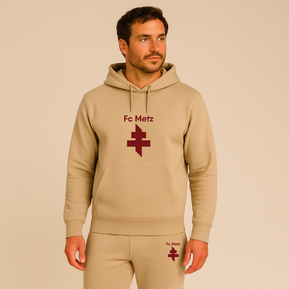 Men's FC Metz Soccer Logo Hoodie Joggers Set