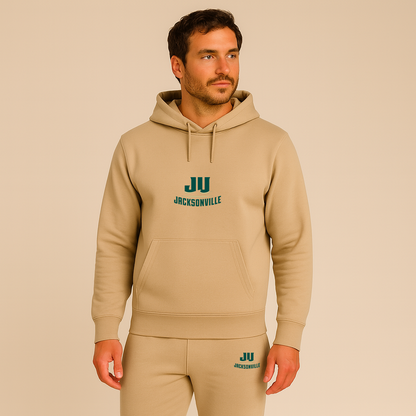 Men's Jacksonville Dolphins Logo Hoodie Joggers Set