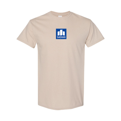 Men's Saehan Motors Logo Cotton T-Shirt