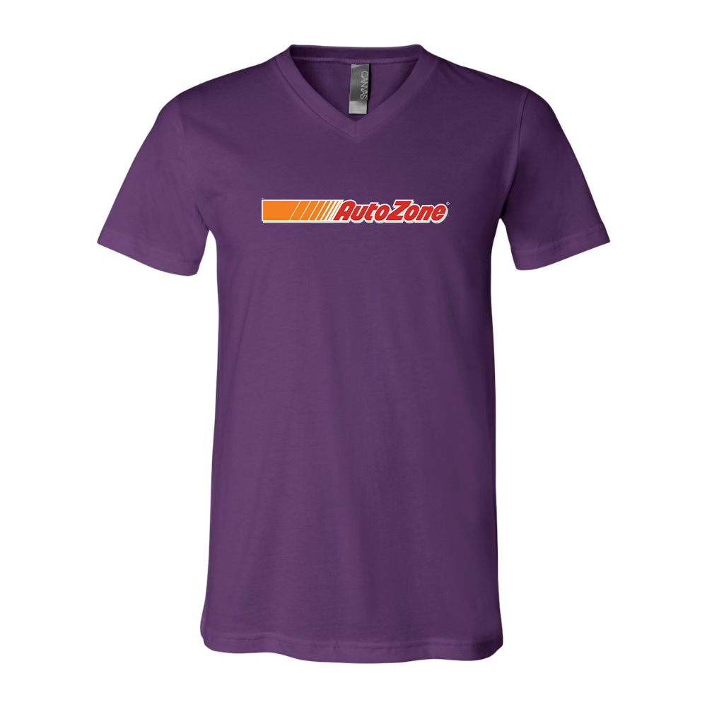 AutoZone Logo BELLA  CANVAS - Jersey V-Neck T-Shirt