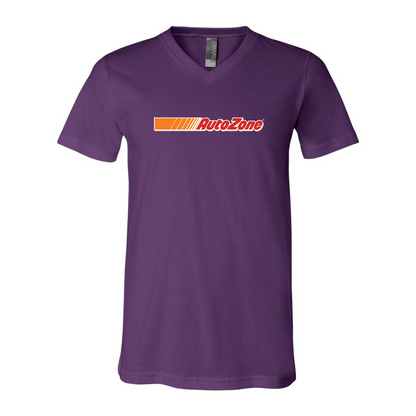 AutoZone Logo BELLA  CANVAS - Jersey V-Neck T-Shirt