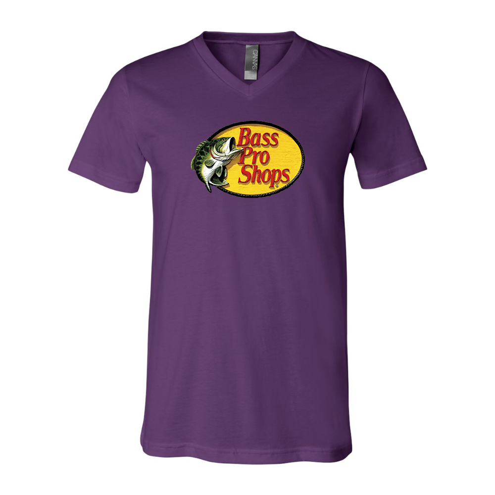Bass Pro Shops Logo BELLA  CANVAS - Jersey V-Neck T-Shirt