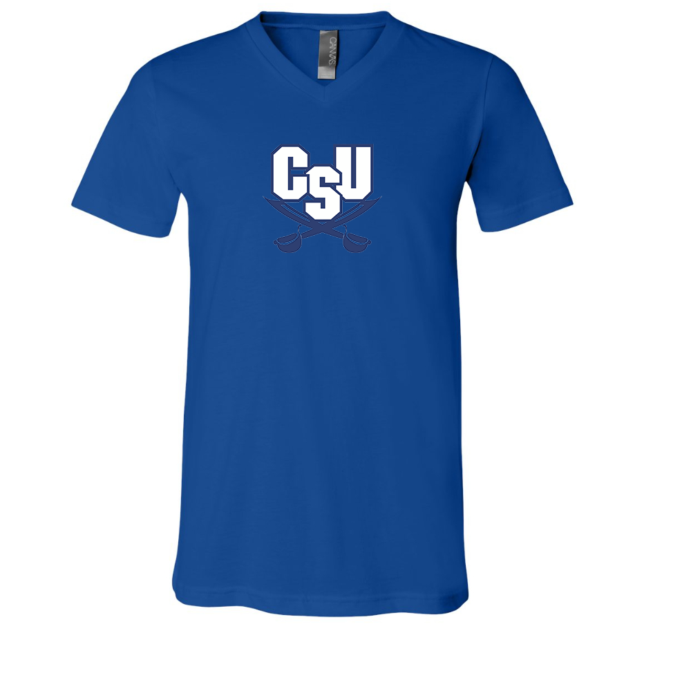 CSU Buccaneers   BELLA  CANVAS - Jersey V-Neck T-Shirt
