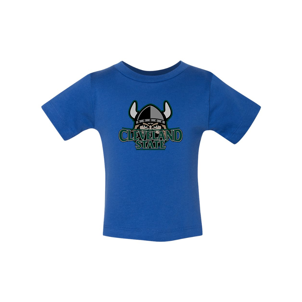 Cleveland State Vikings  BELLA CANVAS Infant Jersey Tee
