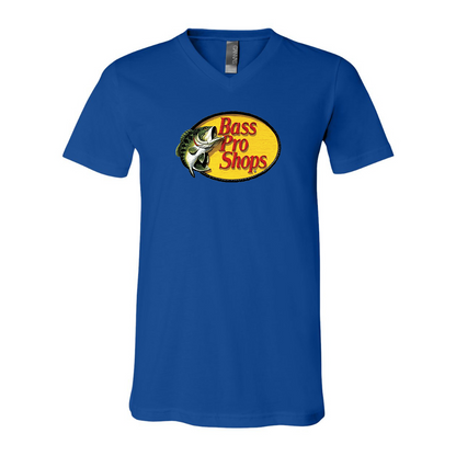 Bass Pro Shops Logo BELLA  CANVAS - Jersey V-Neck T-Shirt