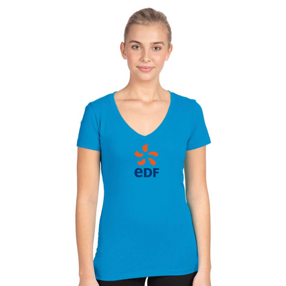 Women's Edf Next Level V-Neck T-Shirt