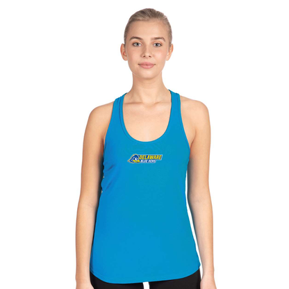 Women's  Delaware Blue Hens Next Level Ideal Racerback Tank