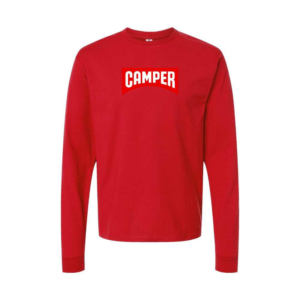 Youth Camper Logo Cotton Long Sleeve T-Shirt