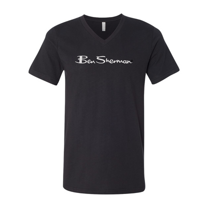 Ben Sherman BELLA  CANVAS - Jersey V-Neck T-Shirt
