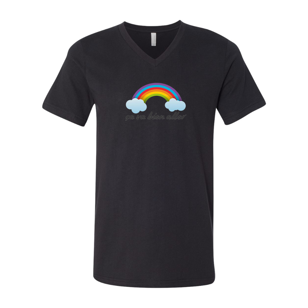 Ça va bien aller BELLA  CANVAS - Jersey V-Neck T-Shirt