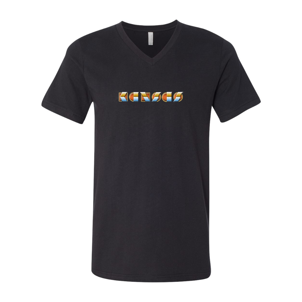 Kansas  BELLA  CANVAS - Jersey V-Neck T-Shirt