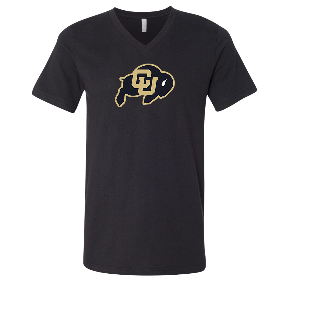 Colorado Buffaloes BELLA  CANVAS - Jersey V-Neck T-Shirt