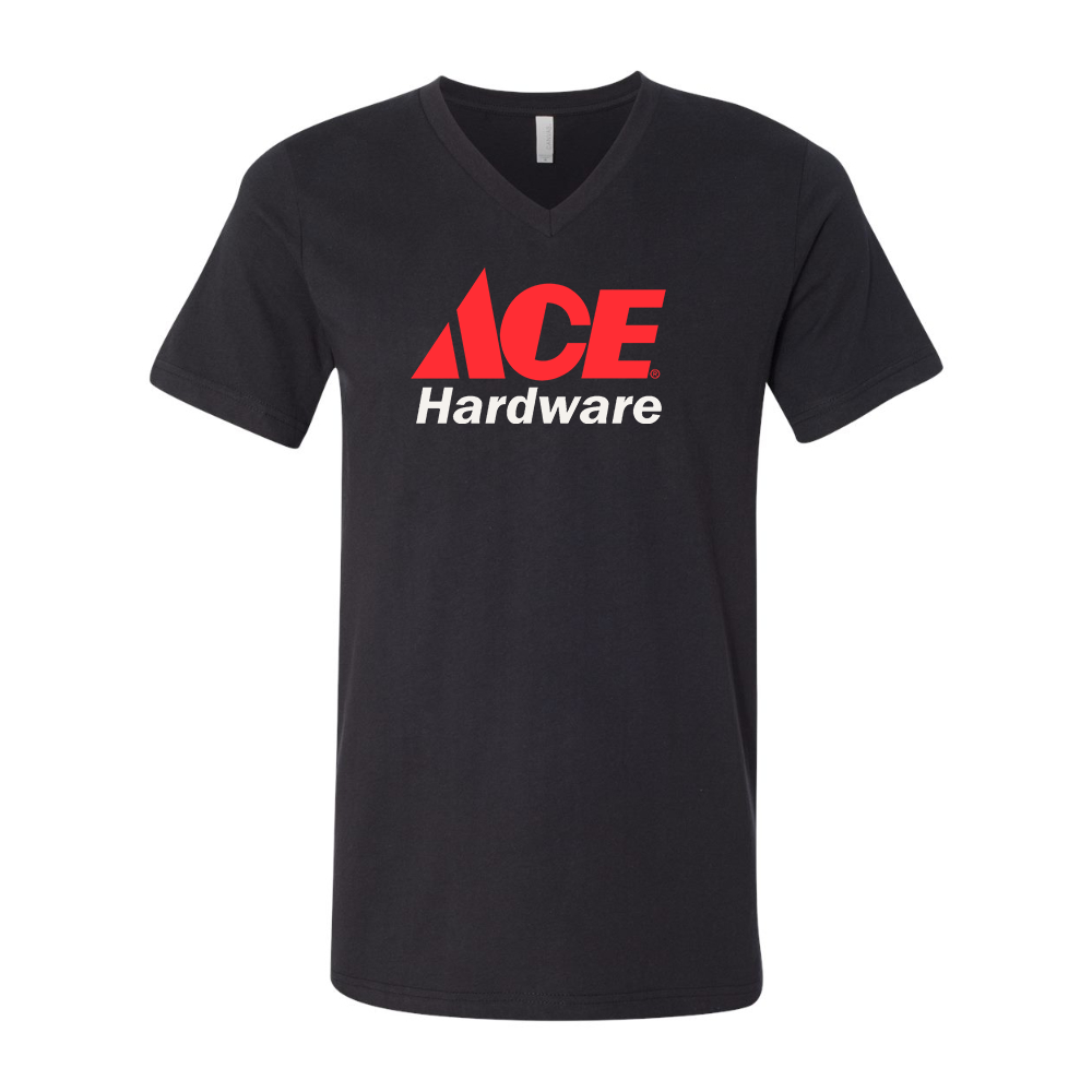 ACE Hardware Logo BELLA  CANVAS - Jersey V-Neck T-Shirt