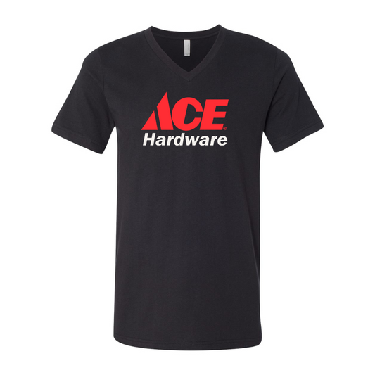 ACE Hardware Logo BELLA  CANVAS - Jersey V-Neck T-Shirt