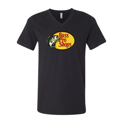 Bass Pro Shops Logo BELLA  CANVAS - Jersey V-Neck T-Shirt