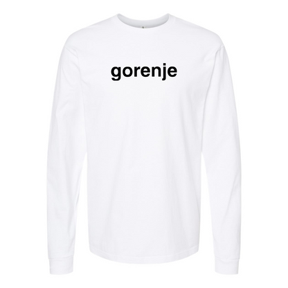 Men's Gorenje Logo Cotton Long Sleeve T-Shirt