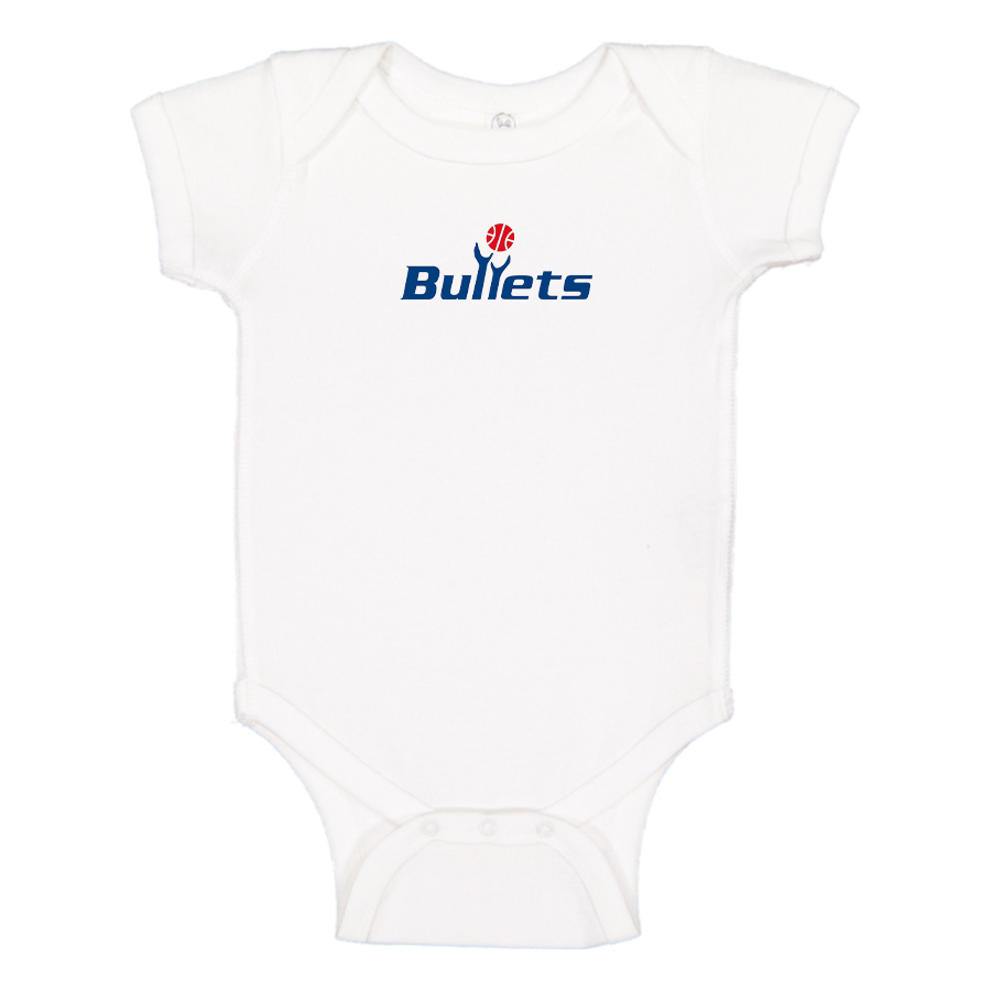 Baltimore Bullets  Logo Baby Onesie Romper