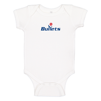 Baltimore Bullets  Logo Baby Onesie Romper
