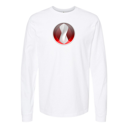 Men's Devon Motorworks Logo Cotton Long Sleeve T-Shirt