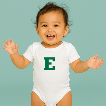 Eastern Michigan Eagles Logo Baby Romper Onesie
