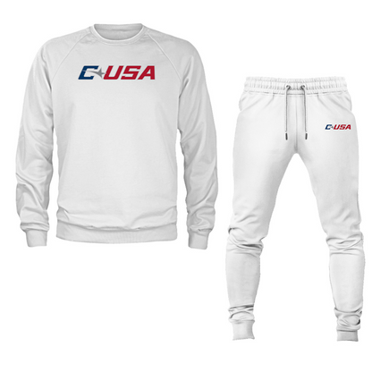 Men's   Conference USAl Crewneck Sweatshirt Joggers Suit