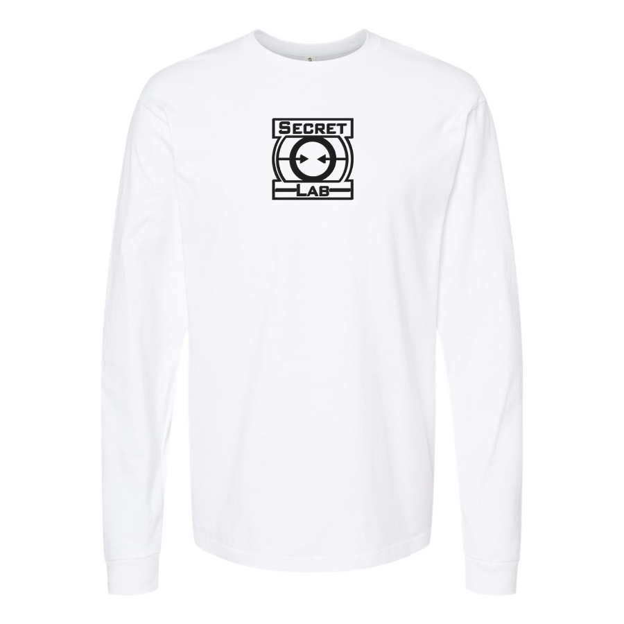 Men's Secret Lab Symbol Logo Cotton Long Sleeve T-Shirt
