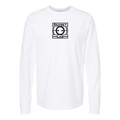 Men's Secret Lab Symbol Logo Cotton Long Sleeve T-Shirt
