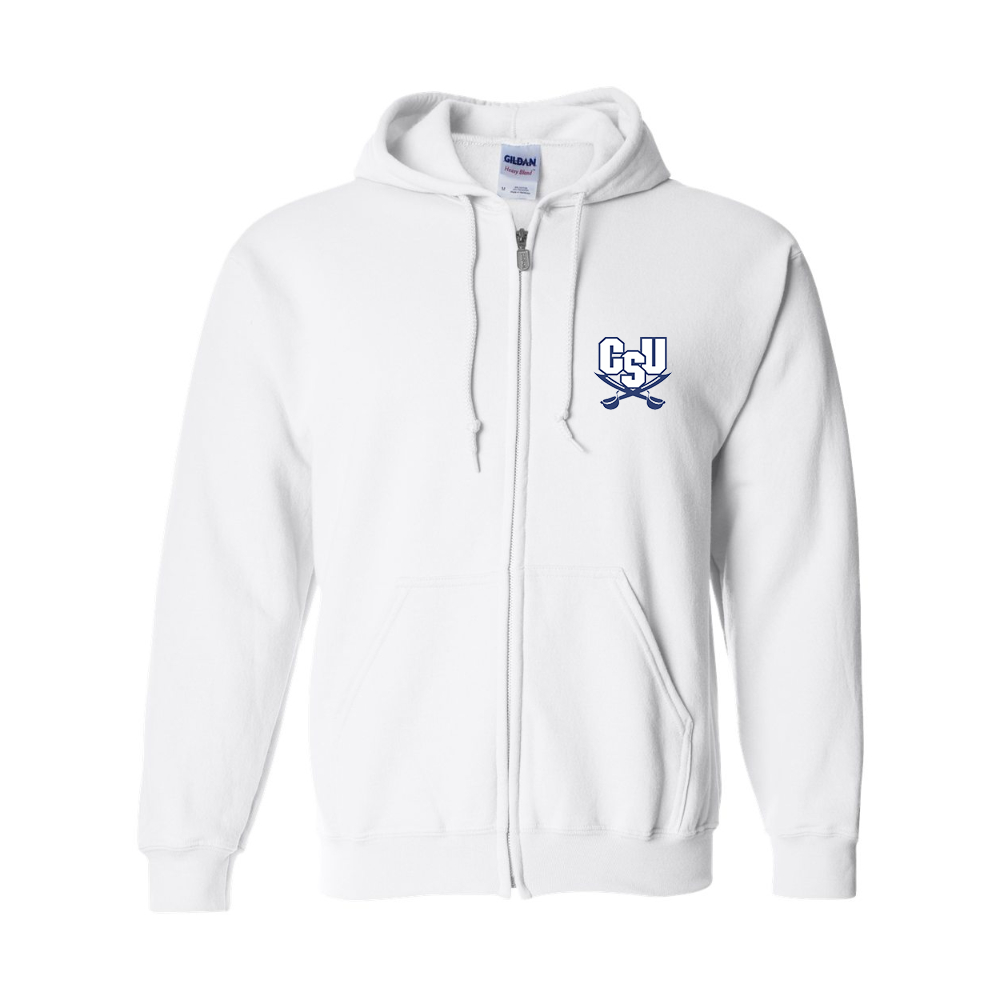 Men's CSU Buccaneers    Gildan  Heavy Blend Full Zip Hooded Sweatshirt