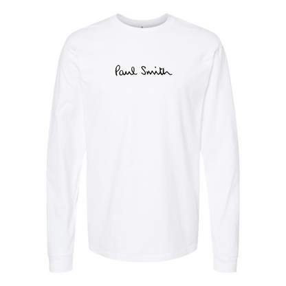 Men's Paul Smith Logo Cotton Long Sleeve T-Shirt