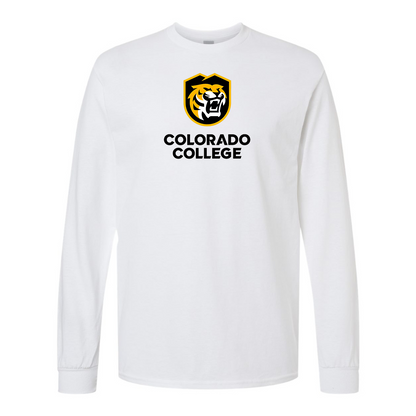 Men's  Colorado College Tigers Gildan Heavy Cotton Long Sleeve T-Shirt