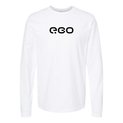 Men's e-GO Logo Cotton Long Sleeve T-Shirt