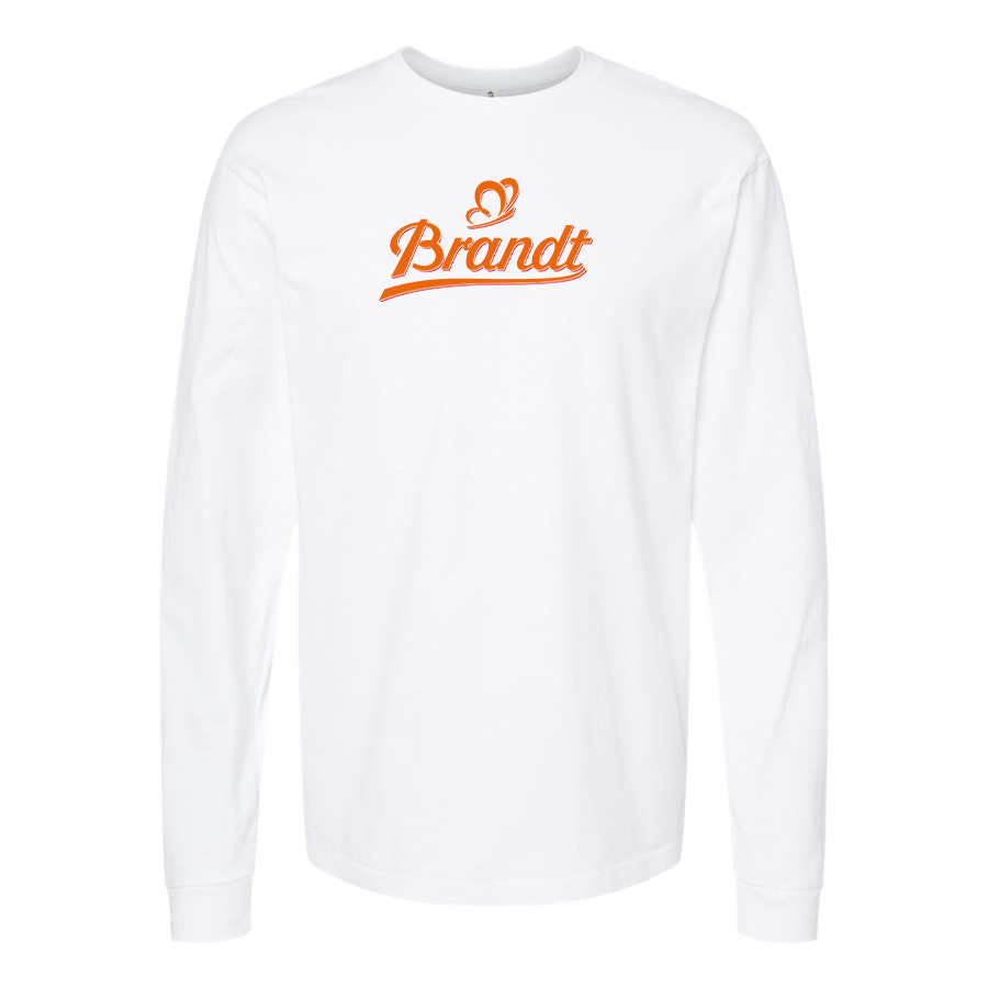 Men's Brandt Zwieback  Logo Cotton Long Sleeve T-Shirt